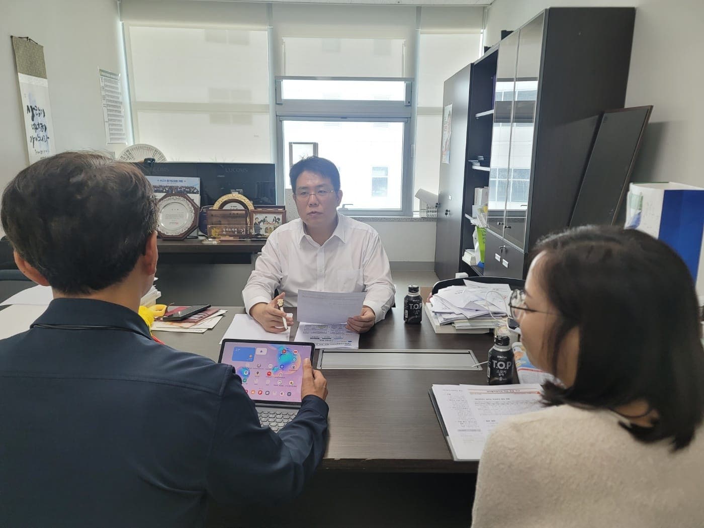 김현석 의원, 중학교 배정 협의 사진 2